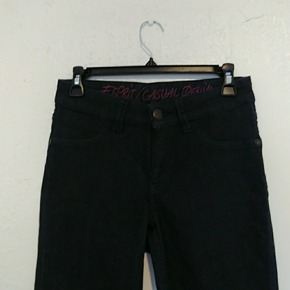 Esprit skinny jeans, dark navy, ankle zipper, S
