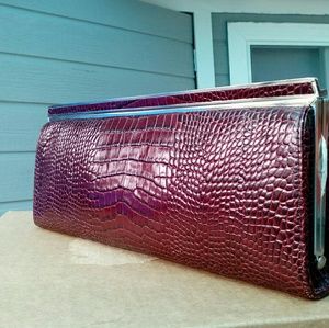 Ann Taylor Vintage leather clutch