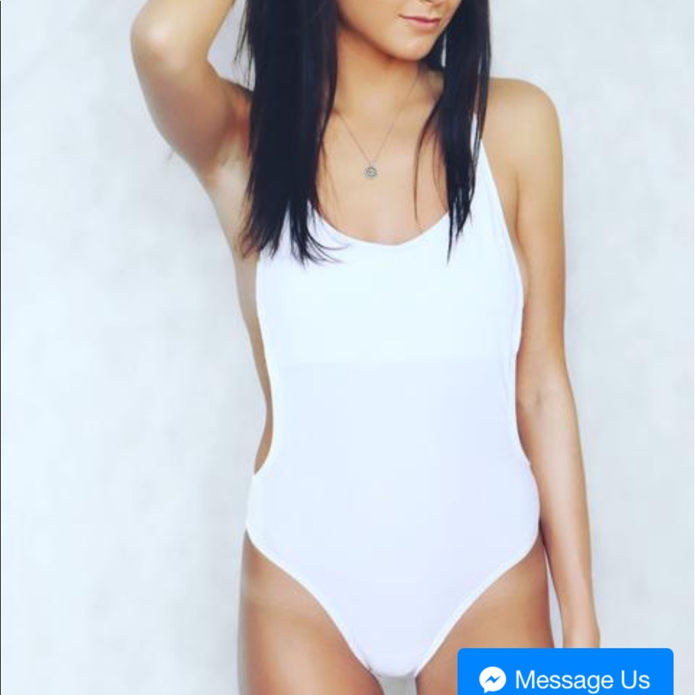 NEW Unworn Pamela Sunny Co White swimsuit