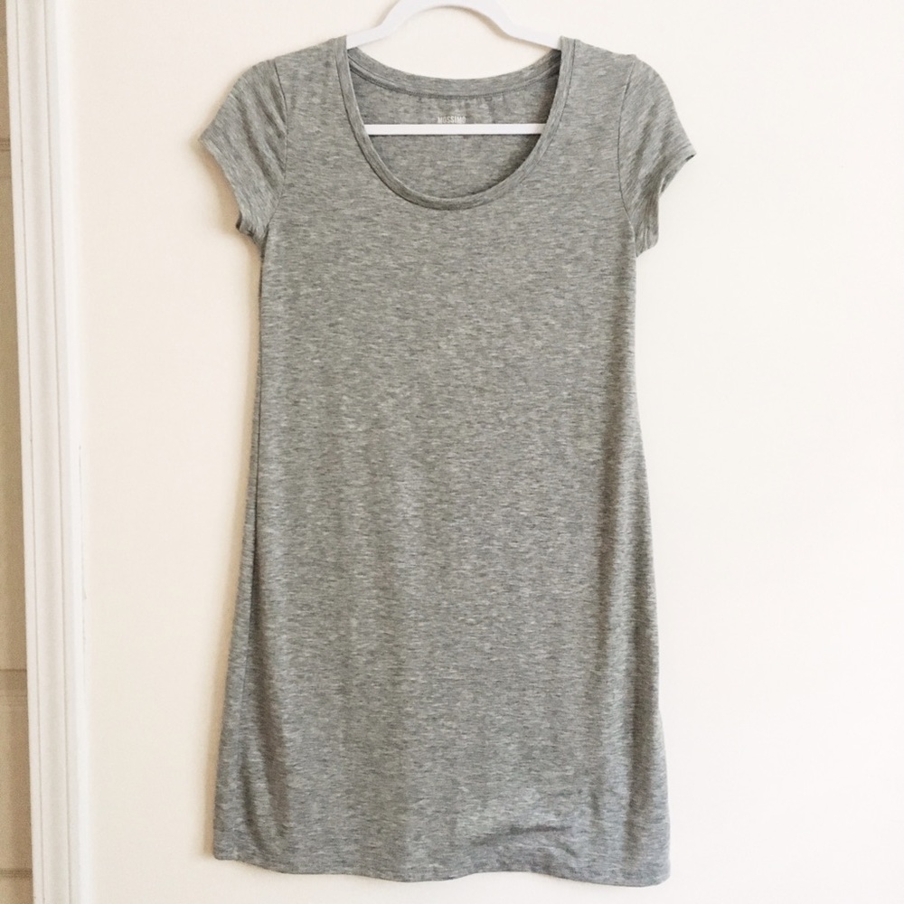 Grey T-Shirt Dress