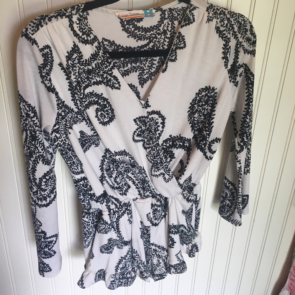 Vintage Havana ROMPER girls long sleeves