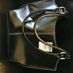 Black Wilson's leather purse