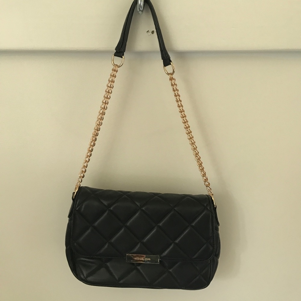 NEW Micheal Kors quilted leather chain bag