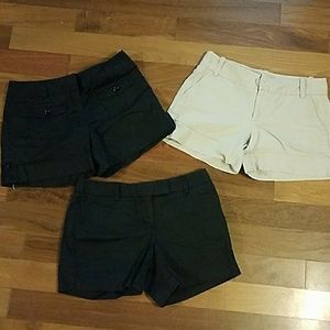 3 pair of Express dress shorts size 0 bundle