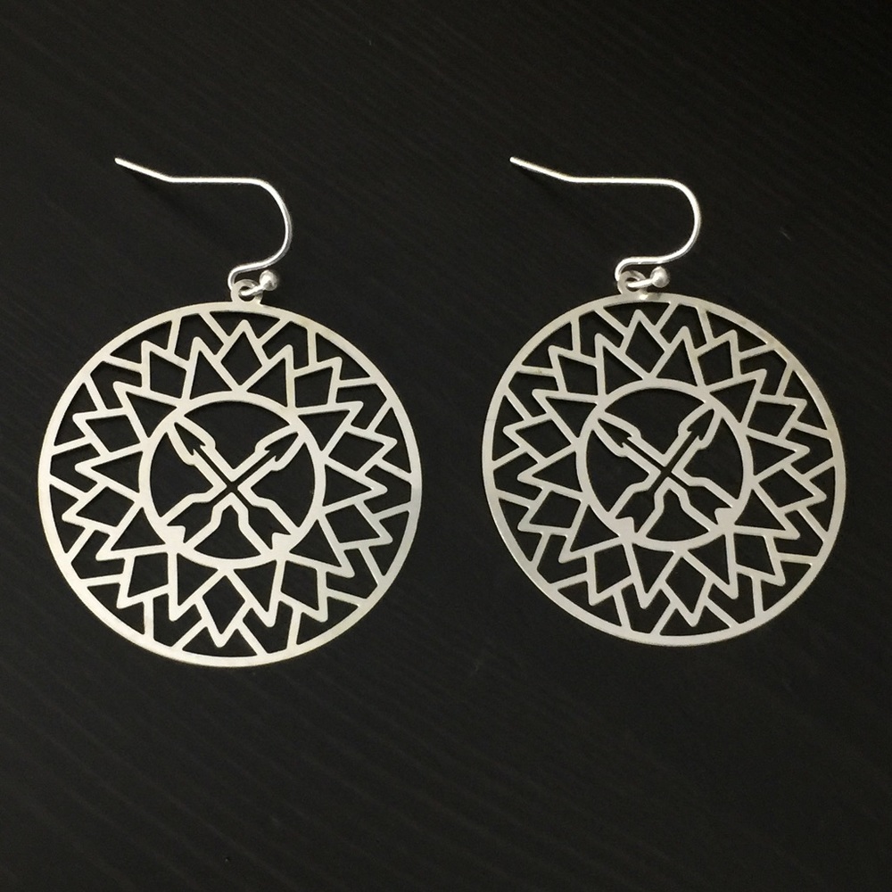 3/$20 - Arrowhead Tribal Filigree Earrings
