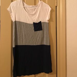 Noble U stripe t-shirt dress