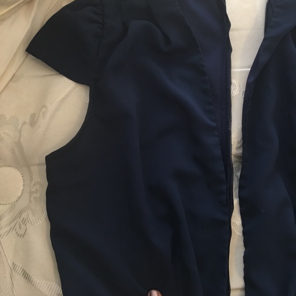 Navy Romper - Picture 2 of 3