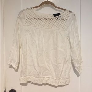 White Cynthia Rowley top