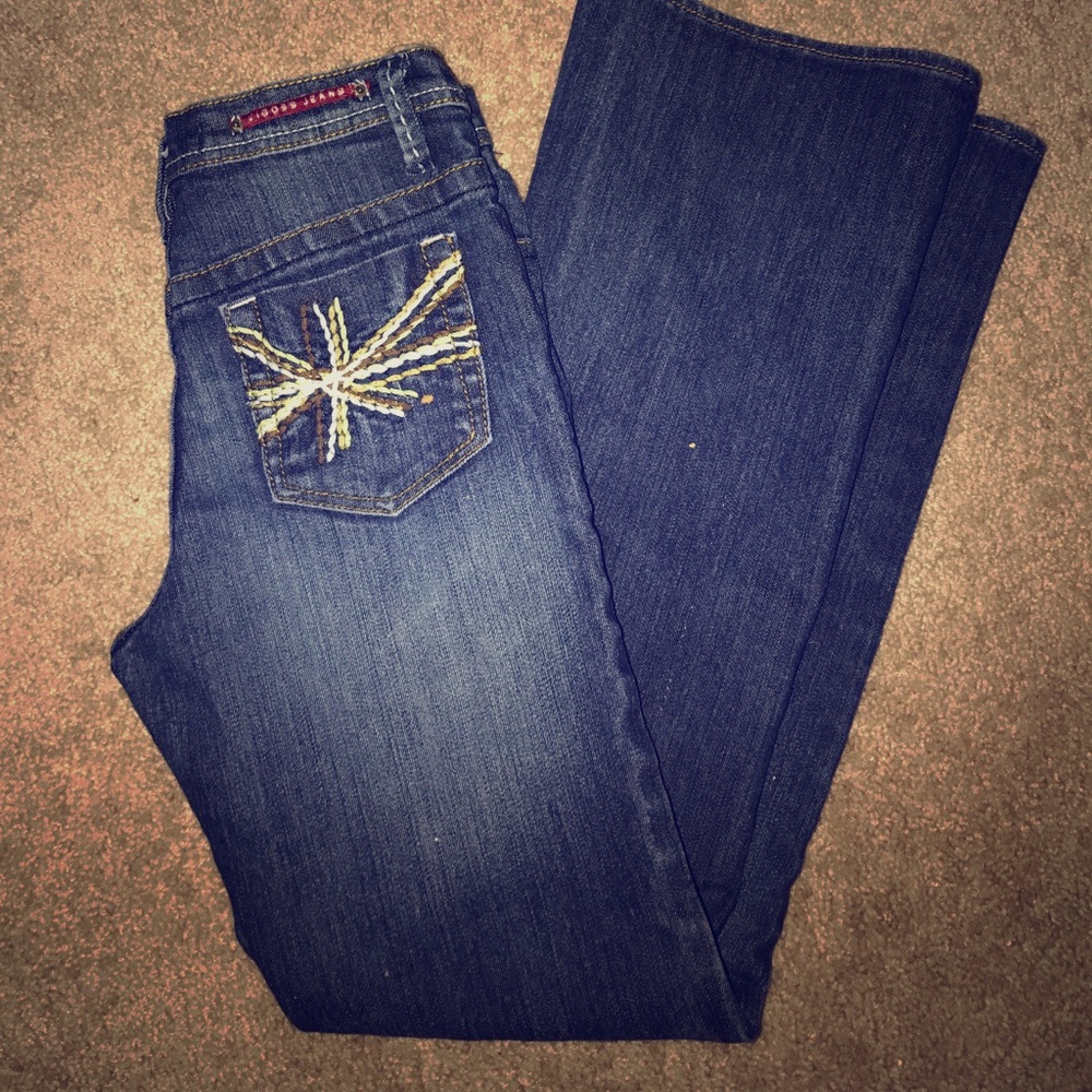 Vigoss jeans size 14 boot cut low waist jeans new