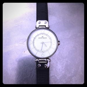 Anne Klein leather watch