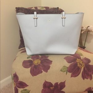 Periwinkle/powder blue Kate spade tote