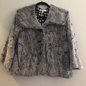 Cabi chinchilly faux fur jacket