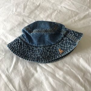 Baby Gap Denim brimmed hat, 0-6 months