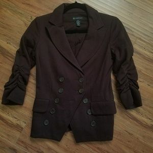 Dark Chocolate Brown Blazer