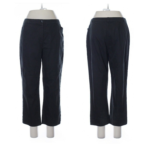 Tribal Cropped Black Jeans - Picture 2 of 3