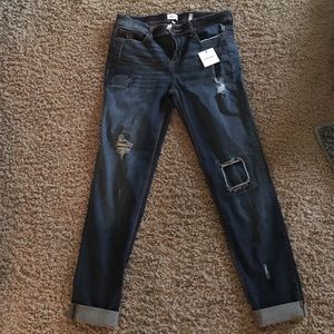 Sneak Peek distressed skinny jeans. NWT