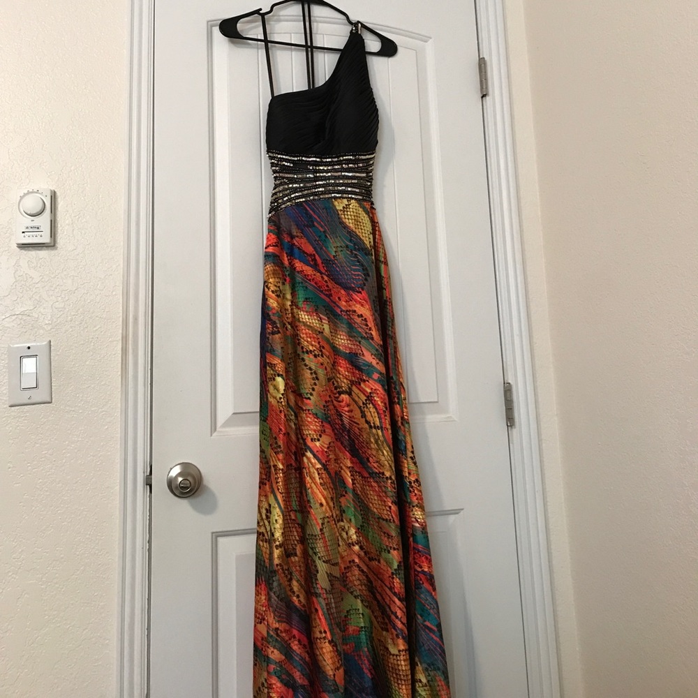"Snake skin" print dress!