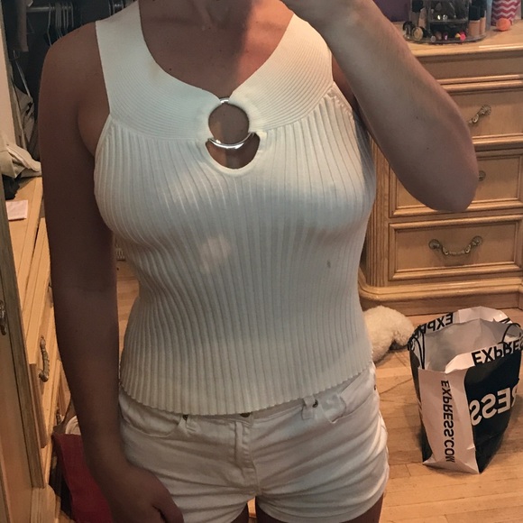 White knit top from the brand it's our time - Picture 4 of 5