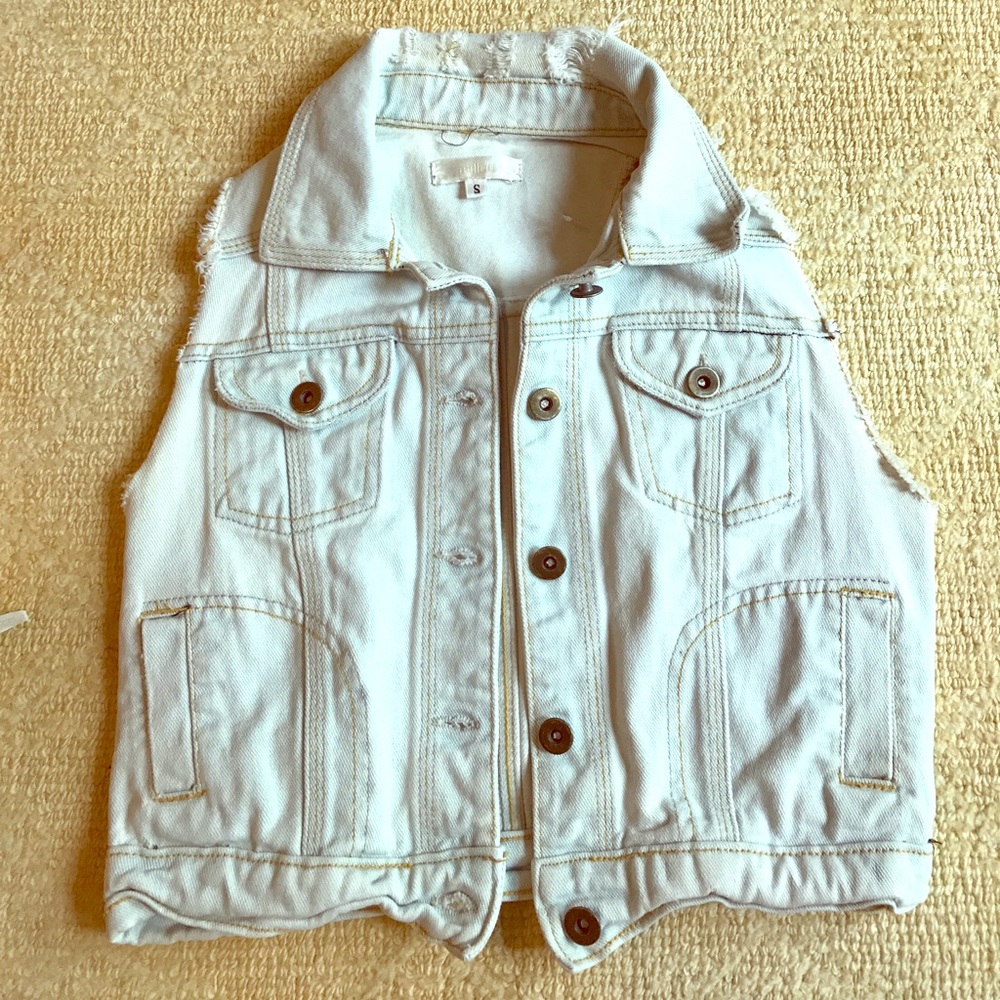 Light demin vest