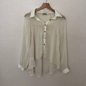 Brandy Melville/John Galt sheer button up