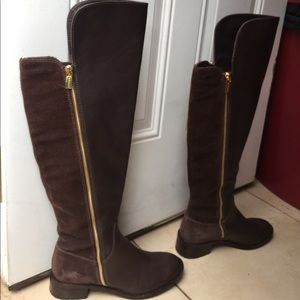 Michael Kors Berkley Leather Riding Boots
