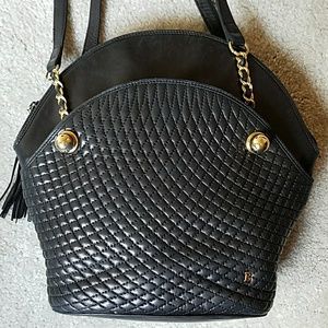 Bally vintage quilted shoulder bag purse