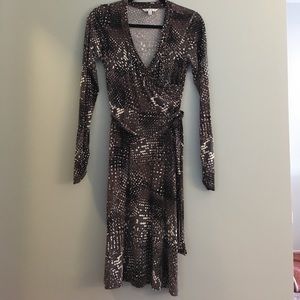Cabi faux wrap dress