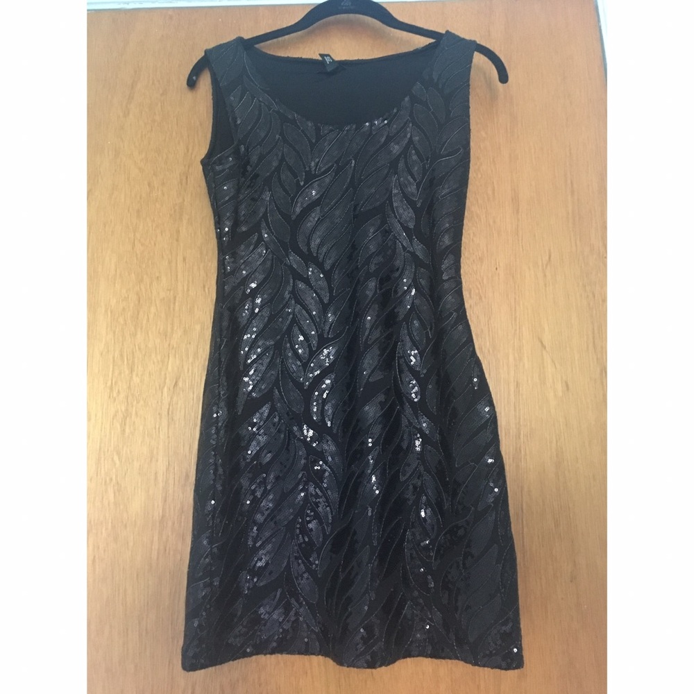 NWT AQUA black sequin dress! Never worn!