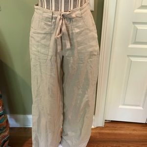 Daisy Fuentes linen pants