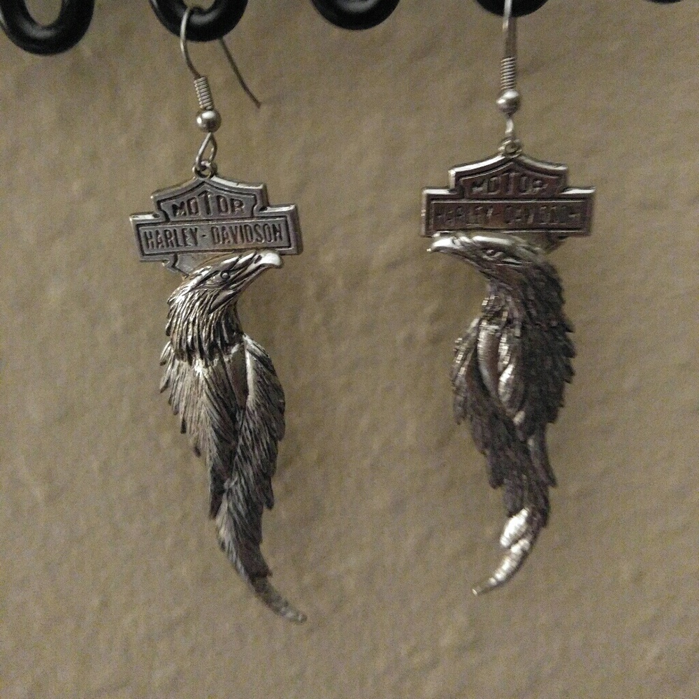Harley Davidson earrings