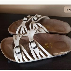 White Birkenstocks size 38 245
