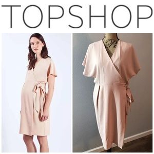 Top shop maternity wrap dress