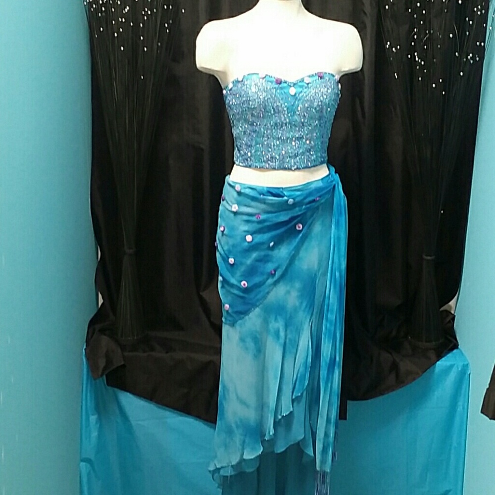 Two piece long dress