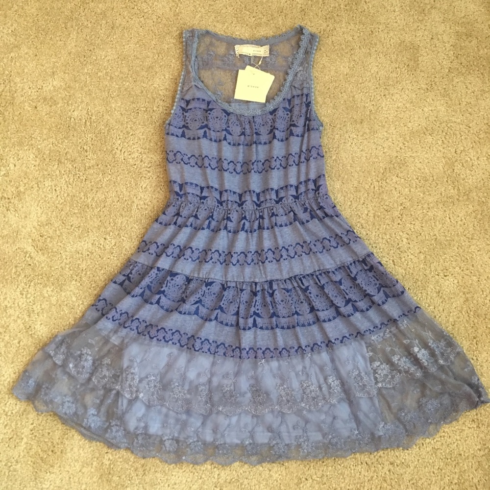 A'reve Lavender Lace Dress