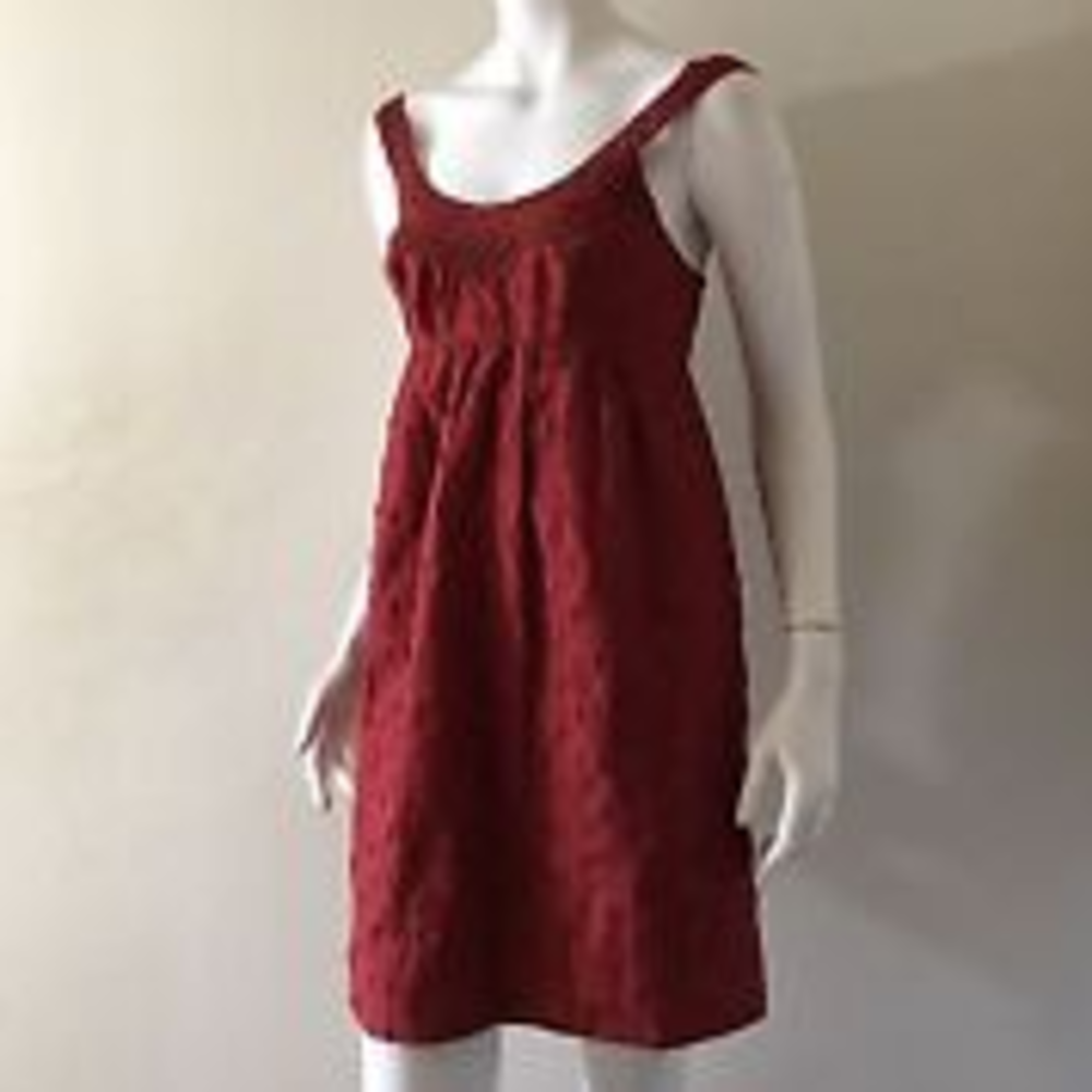 BCBG Rust Boho dress with pockets!