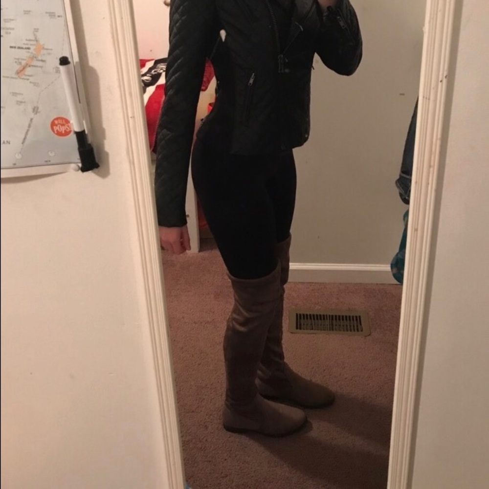 Tan boots