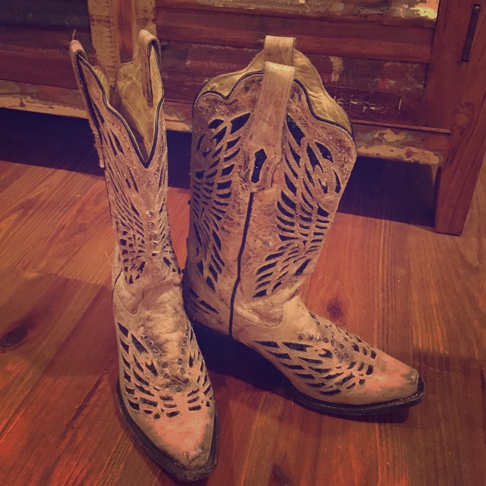 Ladies sz6 1/2 Corral boots