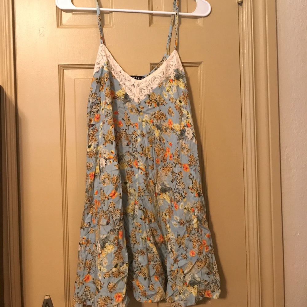 Light blue/flower dress