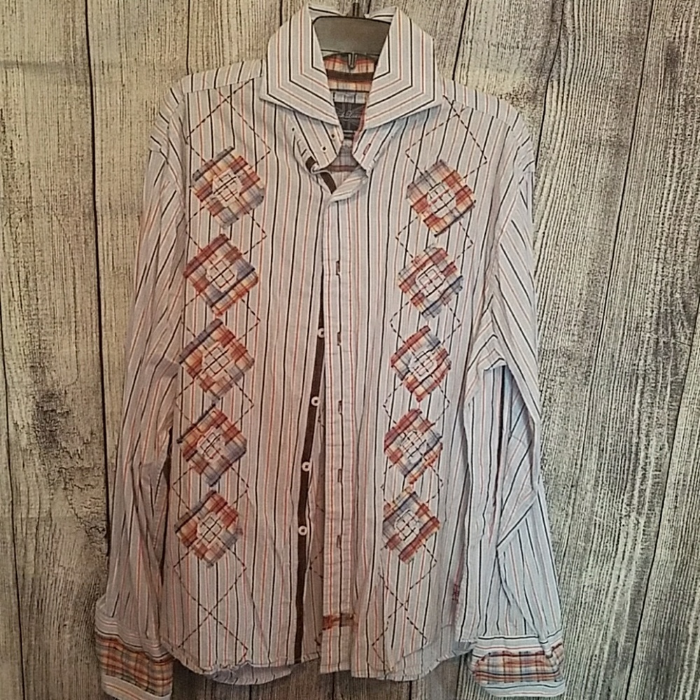 English laundry men's button up shirt