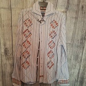 English laundry men's button up shirt