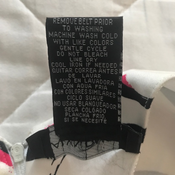 Alyn Paige Juniors Dress- Black/White/Pink - Picture 4 of 4