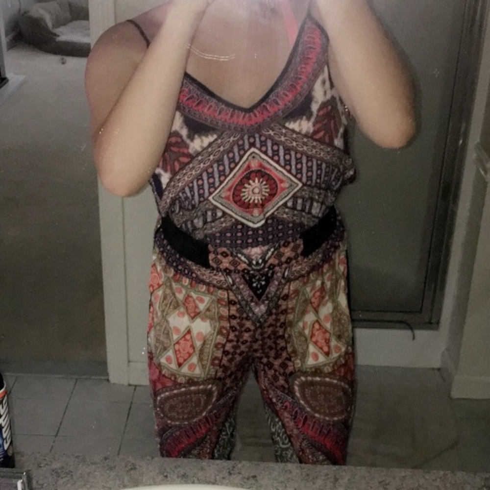 Adorable patterned jumpsuit!