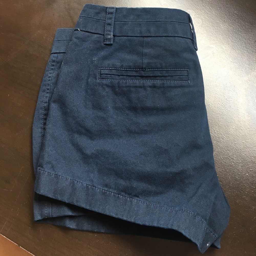 J. Crew Navy Chino Shorts