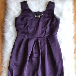 Vera wang dark purple dress