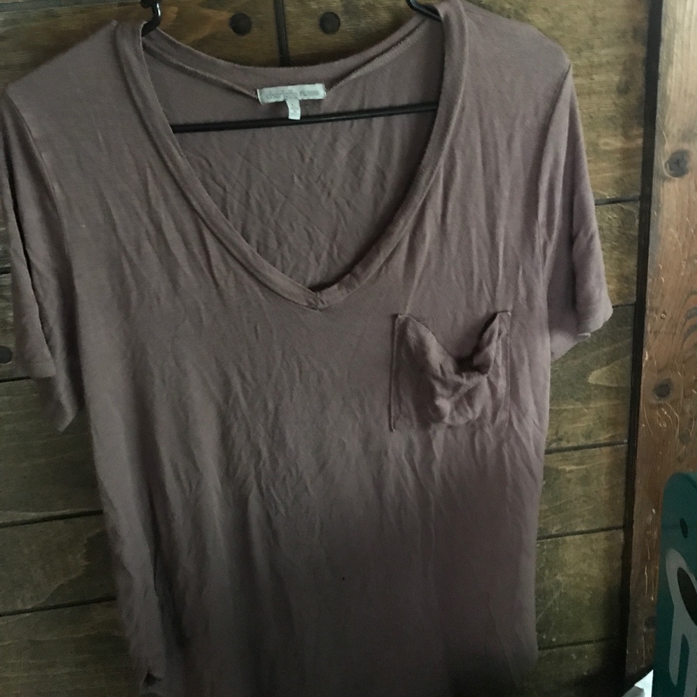 Charlotte Russe plain cotton tshirt