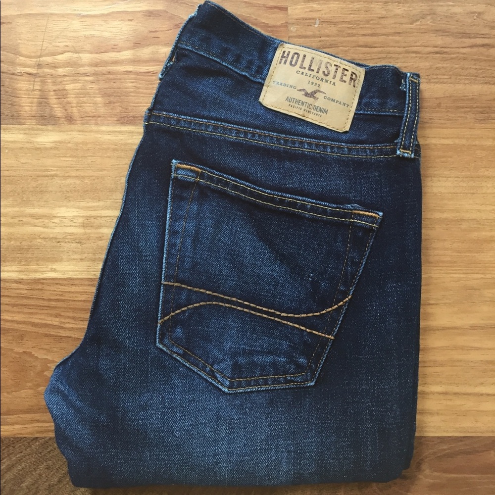 Hollister Men's Skinny Jeans Dark Wash 30x30