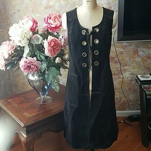 Anthropologie Danette Suede Vest