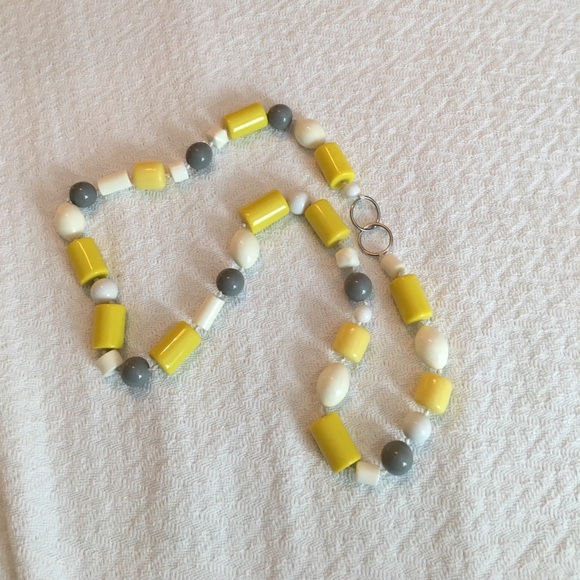 Chunky Geometric Necklace - Picture 2 of 2