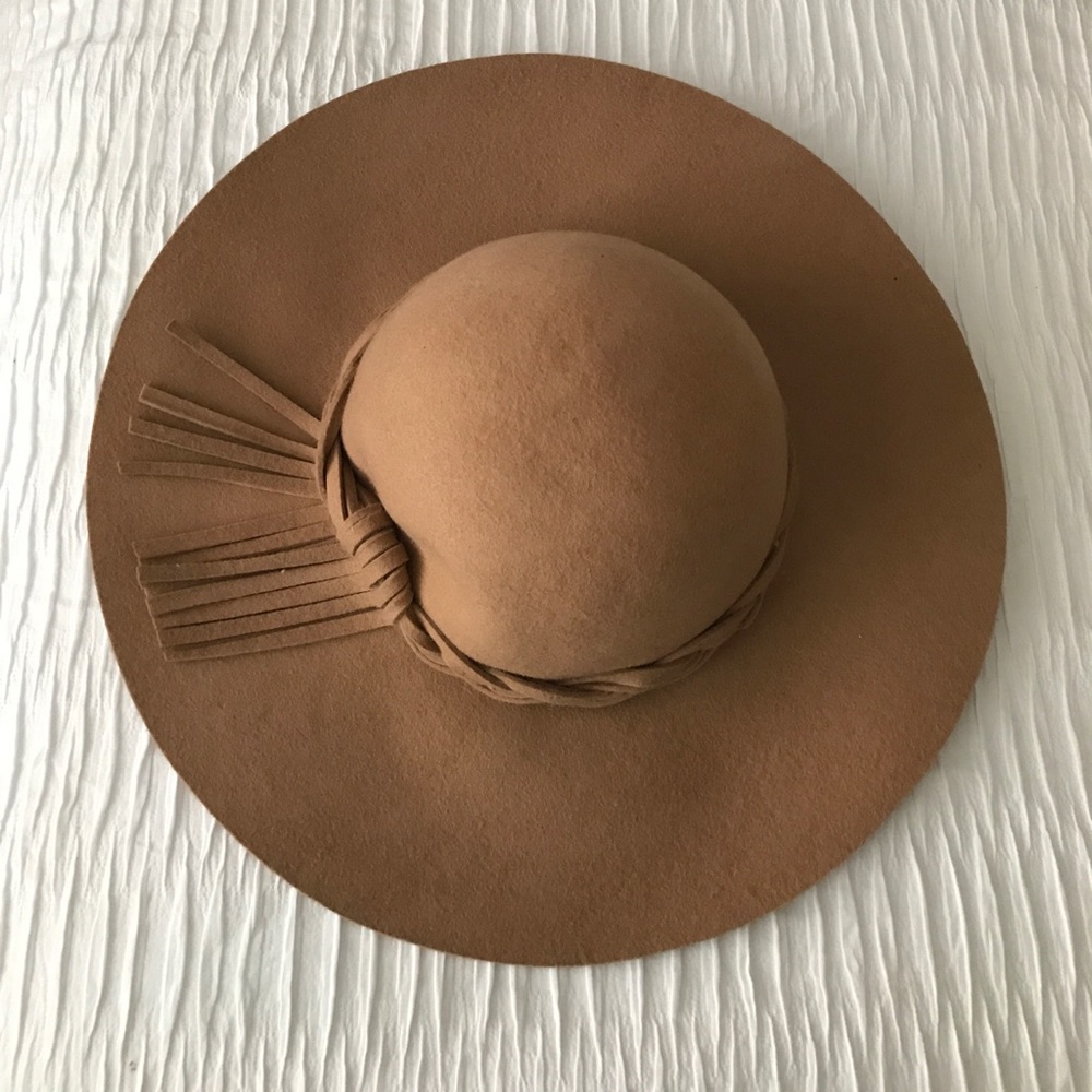 Wool Braided Boho Floppy Hat