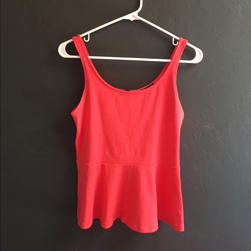 Express peplum tank